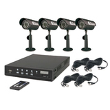 Swann DVR4-1000 Security Kit - 4 x Camera, Digital Video Recorder - Motion JPEG Formats - 160GB Hard Drive