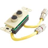 Cables To Go 2 Socket RapidRun Insert - DIN Video - Ivory