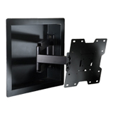 Peerless IM740P In-Wall Mount - Steel - 80 lb - Black