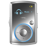 SanDisk Sansa Clip 4GB MP3 Player - FM Tuner, Voice Recorder - Silver