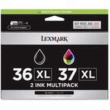 LEXMARK Lexmark No. 36XL/No. 37XL Black and Color High Yield Return Program Ink Cartridges