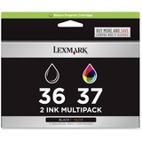 Lexmark No. 36/No. 37 Black and Color Return Program Ink Cartridges