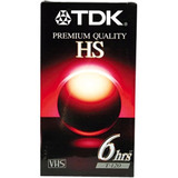 TDK T-120HS Analog Videocassette