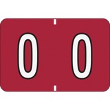 Smead BA300RN Color Coded Numeric Label