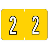 Smead BA300RN Color Coded Numeric Label