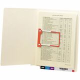 Smead Shelf-Master End Tab U-Clip Fastener Folder
