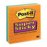 3M Post-it Super Sticky Ruled Note Pad - 70 Sheet(s) - Ruled - 4