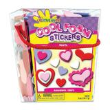 "Fibre-Craft Heart Stickers - Sticker - Heart - 0.08"" - Foam - Assorted"