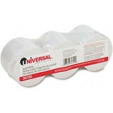 Adding Machine/Calculator Roll, 16 lb, 1/2" Core, 2-1/4" x 150 ft, White, 3/Pack  MPN:35720