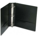 Universal Office Suede Finish Round Ring Binder with Label Holder - 34411