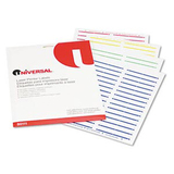 Laser Printer File Folder Labels, 2/3 x 3-1/2, Assorted, 750/Pack  MPN:80111
