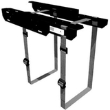Penn Elcom Sliding Computer Holder - Steel - Black