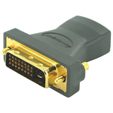 HDMI TO DVI D MF DUAL LINK GOLD PLATED ADAPTER