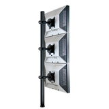 SD-DP-TR-BK - Atdec Spacedec Display Donut Pole Triple