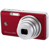 GE E1035 Digital Camera - Red - 10.1 Megapixel - 16:9 - 3x Optical Zoom - 4.5x Digital Zoom - 2.7" Active Matrix TFT Color LCD