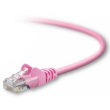 Belkin Cat. 5e UTP Patch Cable - 6ft - 1 x RJ-45 - 1 x RJ-45 - Snagless, Molded - Pink