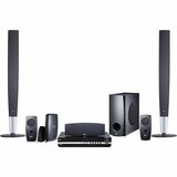 LG LHT874 Home Theater System - DVD Player, Receiver, 5.1 Speakers - 5 Disc(s) - Progressive Scan - 1000W RMS - Dolby Digital, DTS - Black
