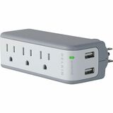 GENERIC Belkin 5-Outlets Mini Surge Suppressors with USB Charger