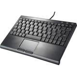 SOLIDTEK Solidtek USB Super Mini Keyboard 77 Keys with Touchpad Mouse KB-3410BU