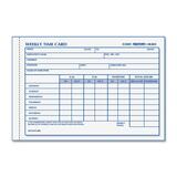 Rediform Weekly Employee Time Card