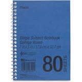 MeadWestvaco Mid Tier Single Subject Notebook MEA06542