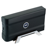 "ENERMAX Jazz EB307ES-B 3.5"" Hard Drive Enclosure - Storage Enclosure - 1 x 3.5"" - 1/3H Internal - Black"