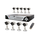 Q-see QSD6209C9-250 9-Channel Video Surveillance System - 9 x Camera, Digital Video Recorder - MPEG-4 Formats - 250GB Hard Drive