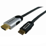 HDMI Cables | Mini HDMI Cables | HDMI 1.3 Cables | 1080p HDMI Cables | HDMI Audio Cables | HDMI Video Cables | Gold HDMI Cables - Cables Unlimited 3Mtr HDMI to Mini-HDMI cables with Gold Connectors