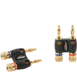 Monster Cable MBD R-HT MKII Home Theater Dual Banana Speaker Adapter