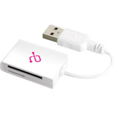 Aluratek AUCR202F SDHC / MicroSD / MiniSD USB 2.0 Multi-Media Card Reader AUCR202F