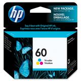 HP 60 Tri-Color Ink Cartridge CC643WC#140