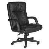Global Troy Series High-Back Swivel/Tilt Arm Chair