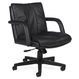 Global Troy Series Low-Back Swivel/Tilt Arm Chair