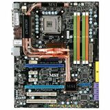 MSI P45 Platinum Desktop Board - Intel P45 - Socket T - 1333MHz, 1066MHz, 800MHz FSB - 16GB - DDR2 SDRAM - DDR2-1066/PC2-8500, DDR2-800/PC2-6400 - CrossFire - A