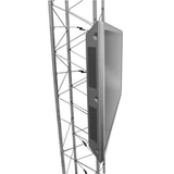 Chief TPS2536 Flat Panel Fixed Truss & Pole Mount - 150 lb - Black