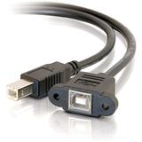 C2G USB 2.0 Panel Mount Cable 28070