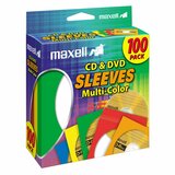 MAXELL Maxell Multi-Color CD & DVD Sleeve