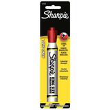 Sanford King-Size Permanent Marker - Point Tip - Red - 1 Each