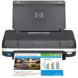 HP Officejet H470WBT Mobile Inkjet Printer - Color Inkjet - 22 ppm Mono - 18 ppm Color - 4800 dpi - PC, Mac
