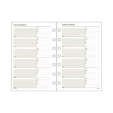 Day Runner Refill Telephone/Address Pages