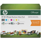 HP No. 88 Tri-Color Ink Cartridge - 620 Pages - Cyan, Magenta, Yellow