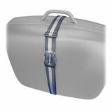 EB Brands Adjustable Snap Buckle Luggage Strap - Charcoal Gray