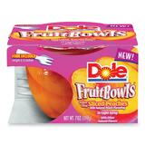 Dole Dole Fruit Bowl - Peach - 7oz - 12 per Carton