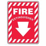 Accuform Signs Fire Extinguisher Sign