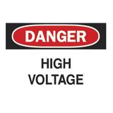 image of Accuform Signs R3 Safety Danger High Voltage Safety Sign - 