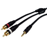 Cables Unlimited 6ft Pro A/V Series 6ft 3.5mm to RCA Stereo Audio Cable