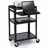 Bretford CA2642NS-M5 Adjustable Height Multipurpose Cart with Cabinet