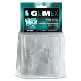 Gemex Prepunched Badge Holder with Pin