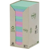 3M Pastel Rainbow Recycled Notes