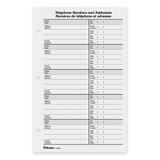 Blueline Bilingual Index Telephone/Address Refills B4050R